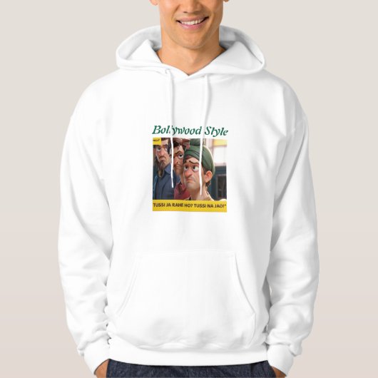 Bollywood Stijl Hoodie (Voorkant)