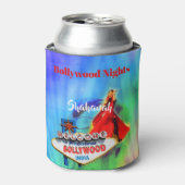 Bollywood Thema Indisch Kleurrijk Blikjeskoeler (Blikje Voorkant)