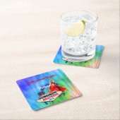 Bollywood Thema Indisch Kleurrijk Kartonnen Onderzetters (Insitu)