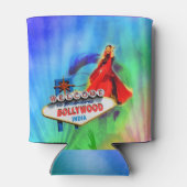 Bollywood Thema Kleurrijk India  Blikjeskoeler (Achterkant)