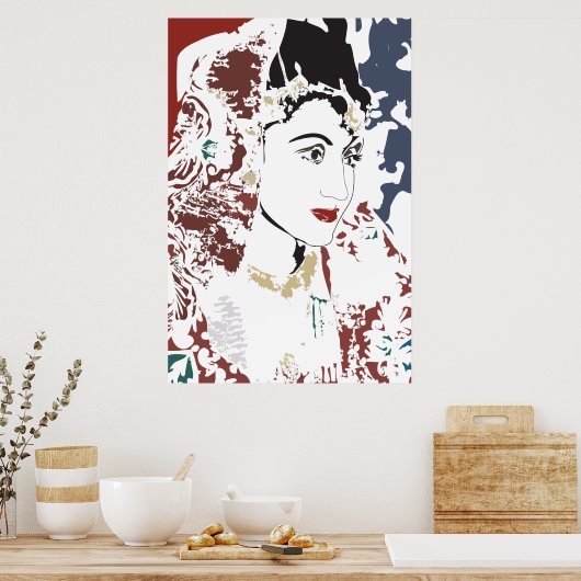 BollywoodBride24x36 Poster (Keuken)