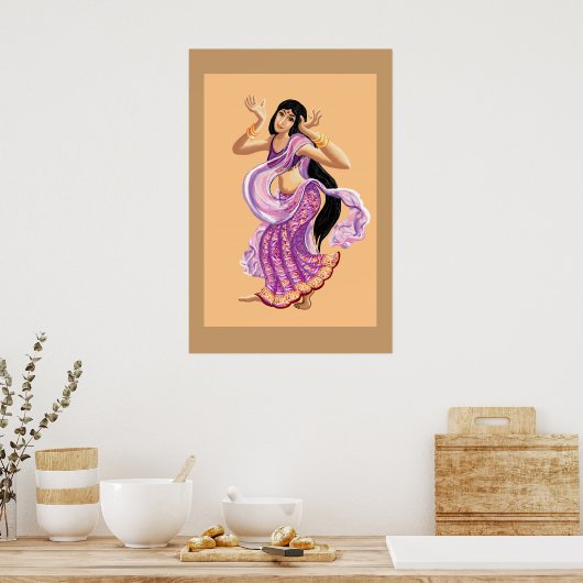 Bollywooddanser Poster (Keuken)
