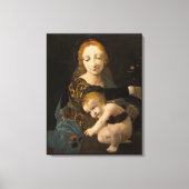 Bolmensenhandelio Madonna van het Roos CC0334 XL Canvas Afdruk (Voorkant)