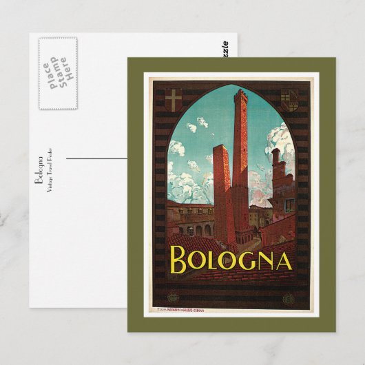 Bologna Briefkaart (Voorkant / Achterkant)