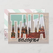 Bologna, Briefkaart van Italië (Voorkant / Achterkant)