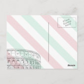 Bologna, Briefkaart van Italië (Achterkant)