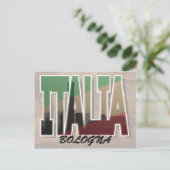 Bologna, Briefkaart van Italië (Staand voorkant)