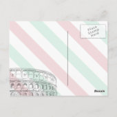 Bologna, Briefkaart van Italië (Achterkant)