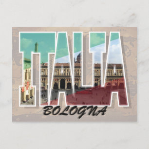 Bologna, Briefkaart van Italië