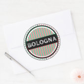Bologna City Pride Emblem – Italian Identity Ronde Sticker (Envelop)