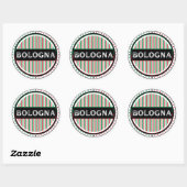 Bologna City Pride Emblem – Italian Identity Ronde Sticker (Vel)