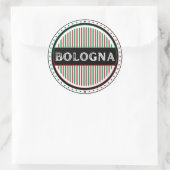 Bologna City Pride Emblem – Italian Identity Ronde Sticker (Tas)