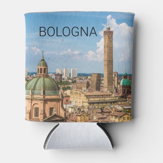 Bologna Emilia-Romagna Italië Panorama Souvenir Blikjeskoeler (Voorkant)