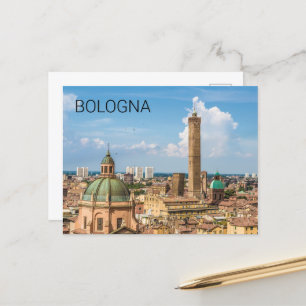 Bologna Emilia-Romagna Italië Panorama Souvenir Feestdagenkaart