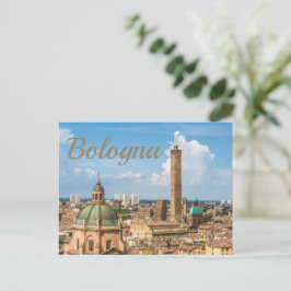 Bologna Emilia-Romagna Italië Panorama Souvenir Feestdagenkaart