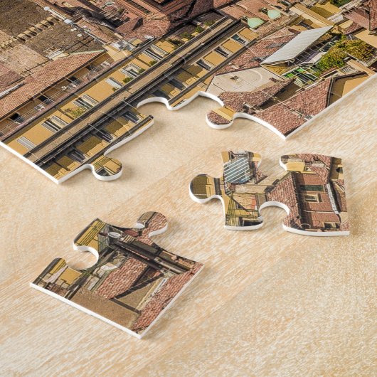 Bologna Emilia-Romagna Italië Panorama Souvenir Legpuzzel (Zijkant)