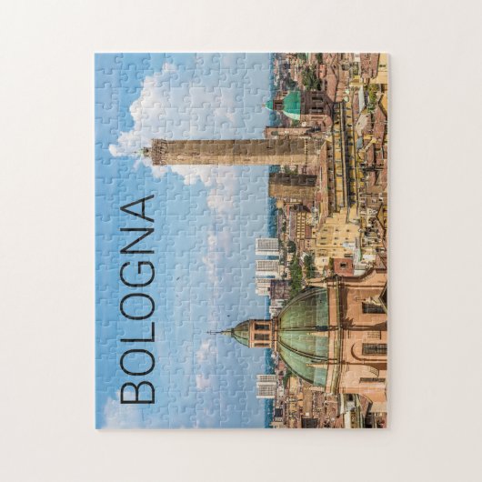 Bologna Emilia-Romagna Italië Panorama Souvenir Legpuzzel (Verticaal)