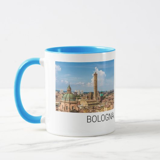Bologna Emilia-Romagna Italië Panorama Souvenir Mok (Links)