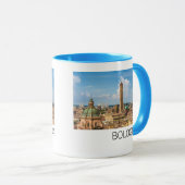 Bologna Emilia-Romagna Italië Panorama Souvenir Mok (Voorkant rechts)