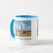 Bologna Emilia-Romagna Italië Panorama Souvenir Mok (Voorkant links)