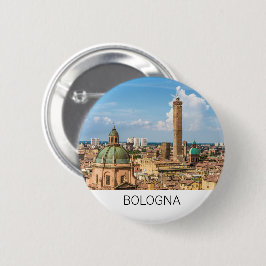Bologna Emilia-Romagna Italië Panorama Souvenir Ronde Button 5,7 Cm