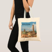 Bologna Emilia-Romagna Italië Panorama Souvenir Tote Bag (Voorkant (product))
