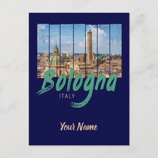 Bologna Emilia-Romagna Italië  souvenir Feestdagenkaart (Voorkant)