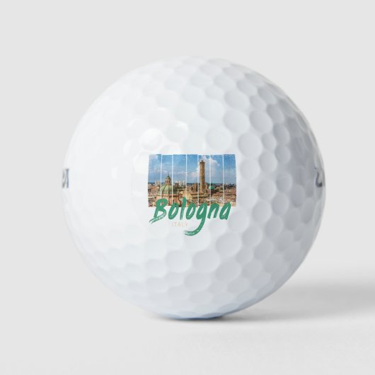 Bologna Emilia-Romagna Italië  souvenir Golfballen (Voorkant)
