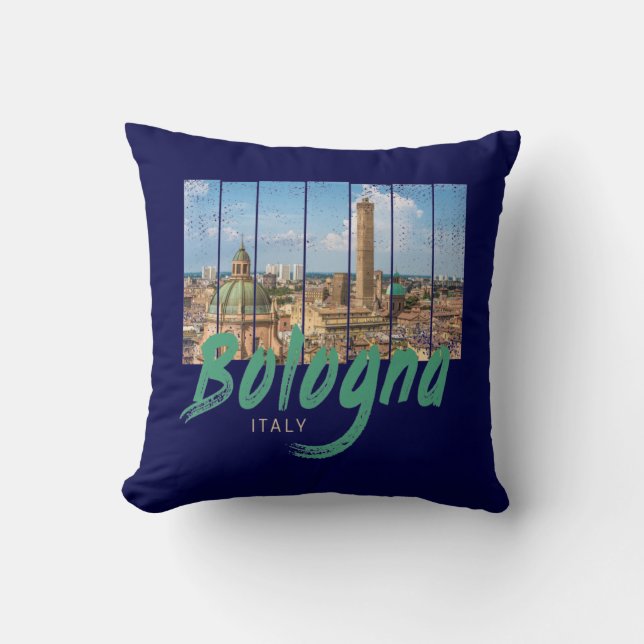 Bologna Emilia-Romagna Italië  souvenir Kussen (Voorkant)