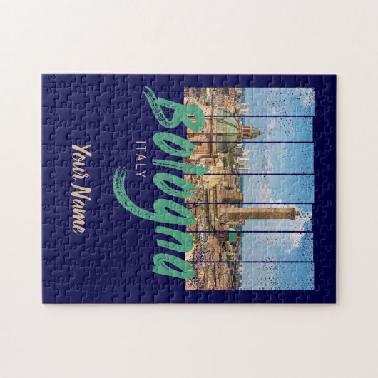 Bologna Emilia-Romagna Italië souvenir Legpuzzel (Horizontaal)