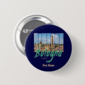 Bologna Emilia-Romagna Italië souvenir Ronde Button 5,7 Cm (Voorkant /achterkant)