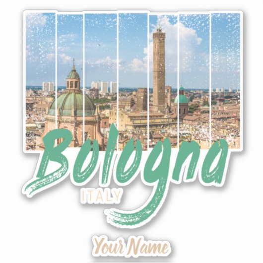 Bologna Emilia-Romagna Italië souvenir Sticker (Voorkant)