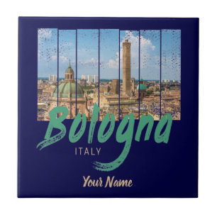 Bologna Emilia-Romagna Italië souvenir Tegeltje