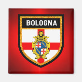 Bologna Flag Magneet (Voorkant)