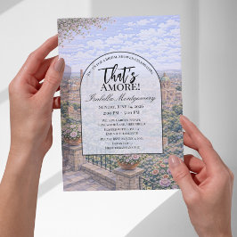 Bologna Italian Themed Bridal Shower Kaart