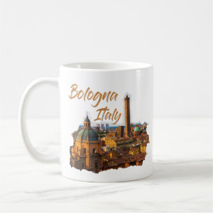 Bologna Italië: Historisch centrum Koffiemok