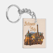 Bologna Italië: Historisch centrum Sleutelhanger (Voorkant Links)