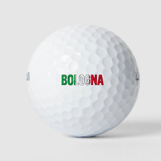 Bologna Italië, ik hou van Bologna Golfballen (Voorkant)