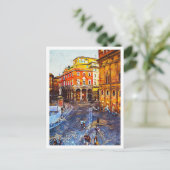 Bologna Italië Mooie olieverfstad Briefkaart (Staand voorkant)