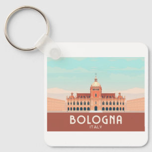 Bologna Italië Pastelreizen Sleutelhanger