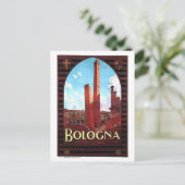  Bologna Italië Reis Briefkaart (Staand voorkant)