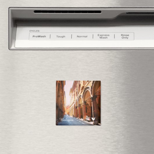 Bologna - koelkast magneet van Velvet Escape (Insitu (Vaatwasser))