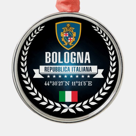 Bologna Metalen Ornament (Voorkant)