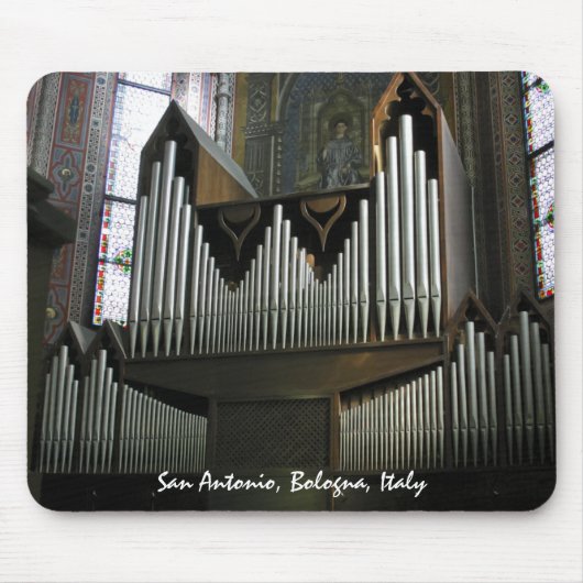 Bologna organ mousepad muismat (Voorkant)