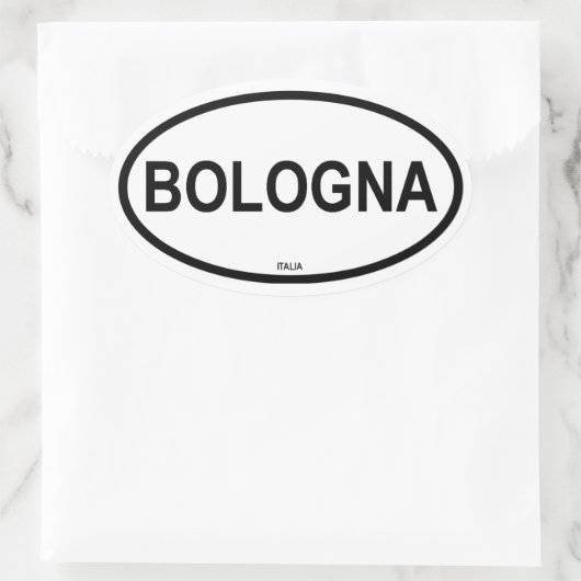 BOLOGNA OVALE STICKER (Tas)