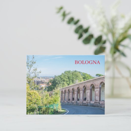 Bologna Portico di San Luca ansichtkaart Briefkaart (Staand voorkant)