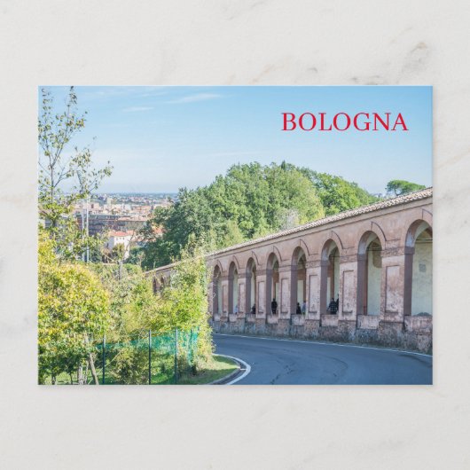 Bologna Portico di San Luca ansichtkaart Briefkaart (Voorkant)