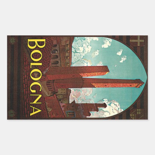 Bologna Rechthoekige Sticker (Voorkant)
