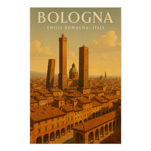 Bologna reizen 2026 perfect poster (Voorkant)