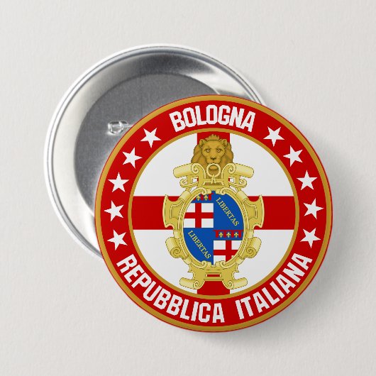 Bologna Ronde Button 7,6 Cm (Voorkant /achterkant)